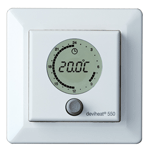 Терморегулятор Devireg 550, датчик температуры, датчик воздуха, нагревательный кабель, нагревательный мат, терморегулятор